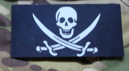 Infra-Rot Patch Seal Team6 Galico Skull